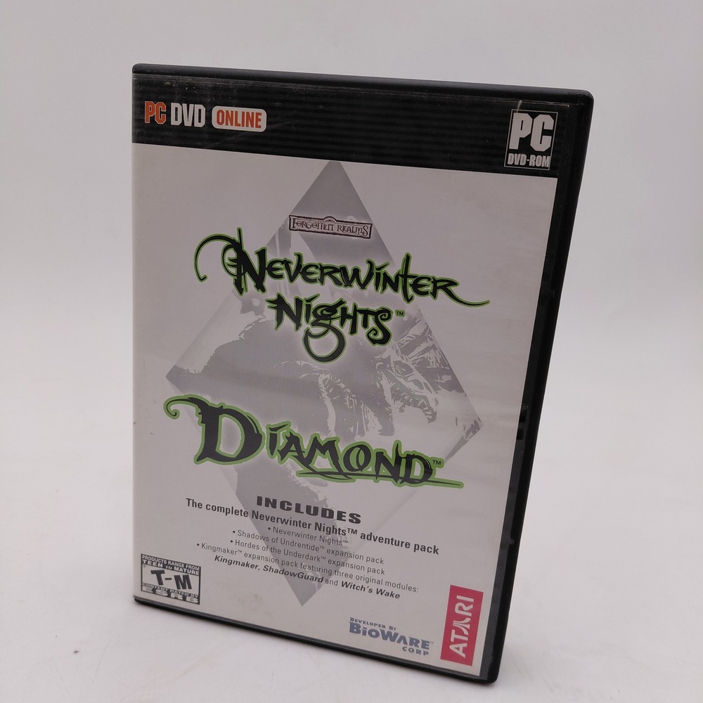 Neverwinter Nights Diamond Edition PC DVD-ROM Atari BioWare Complete RPG Game